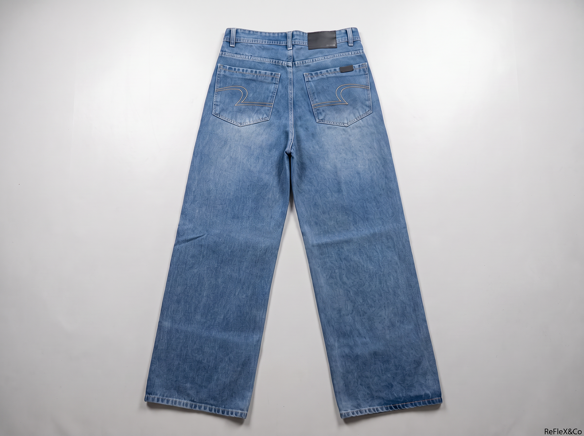 RE:FLEX WASH — Wide-Leg Denim