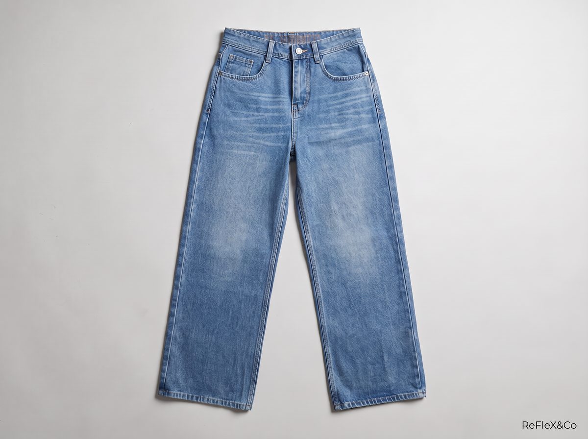 RE:FLEX WASH — Wide-Leg Denim